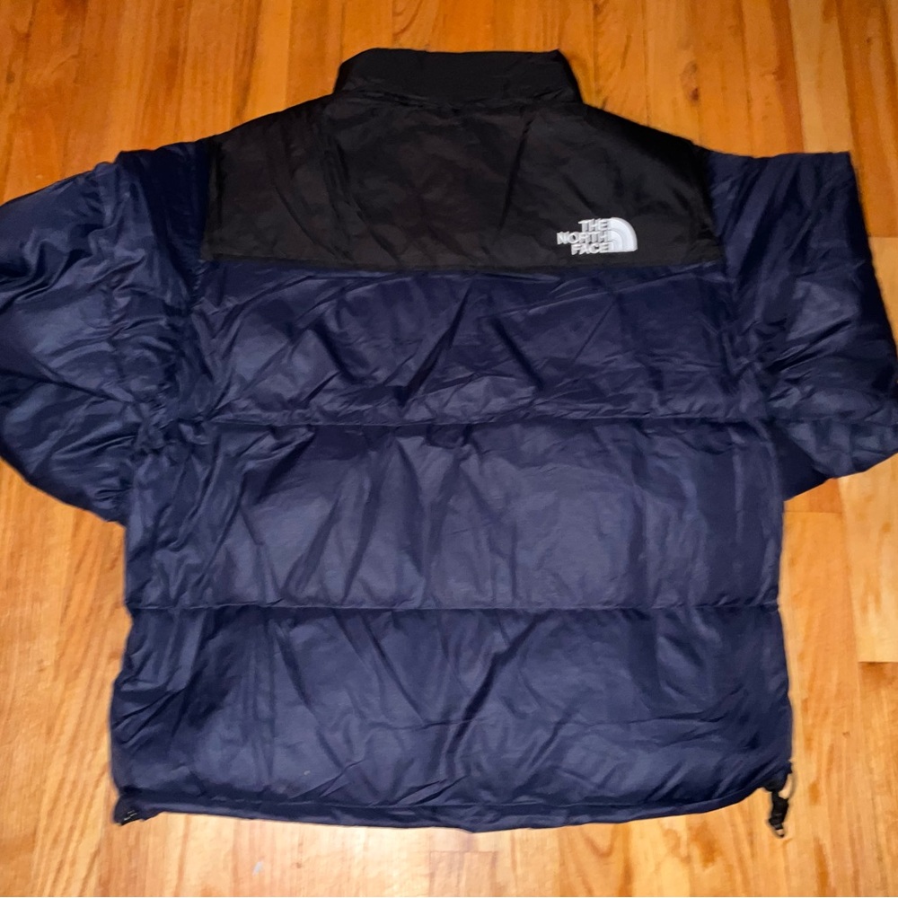The North Face 1996 Retro 700 Nuptse Jacket 'Summit Navy/TNF Black' Puffer Coat - Picture 5 of 11